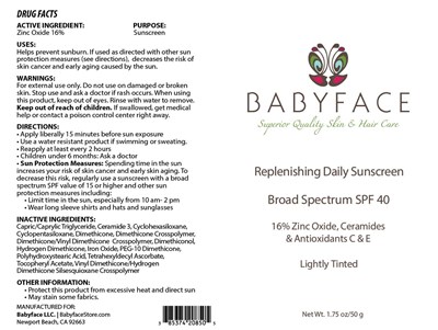 Package Label (Baby 208)
